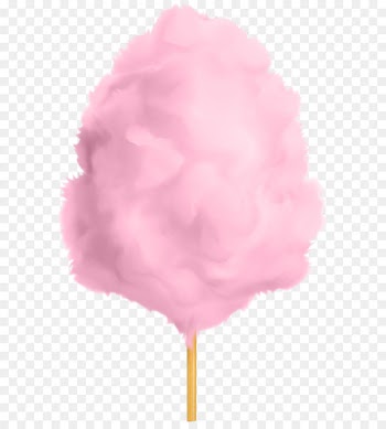 Marshmallow Candy Sugar Confectionery Snack - Cotton Candy PNG Clip Art Image 