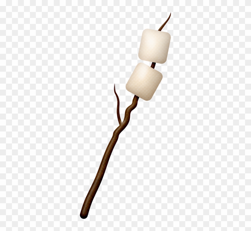 Marshmallow On A Stick - Roasting Marshmallows Clipart