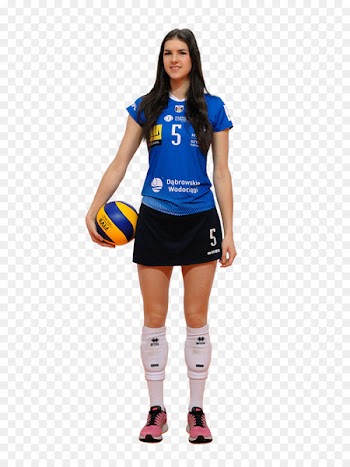Marta Ciesiulewicz MKS Dąbrowa Górnicza Cheerleading Uniforms Orlen Liga Volleyball - volleyball 