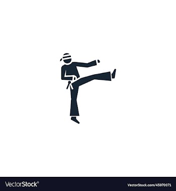 martial arts creative icon from sport icons
