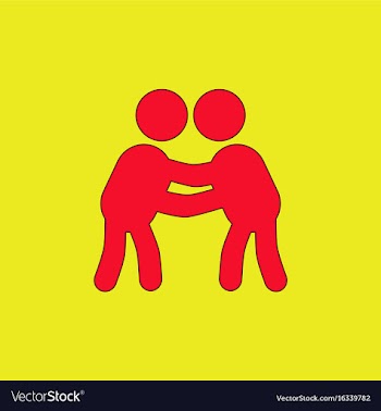 Martial arts judo karate fight athletes sportsman vector image