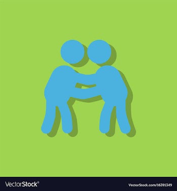 Martial arts judo karate fight athletes sportsman vector image