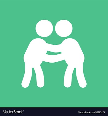 Martial arts judo karate fight athletes sportsman vector image