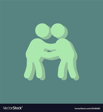 Martial arts judo karate fight athletes sportsman vector image