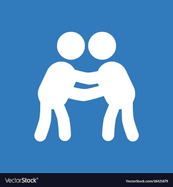 Martial arts judo karate fight athletes sportsman vector image
