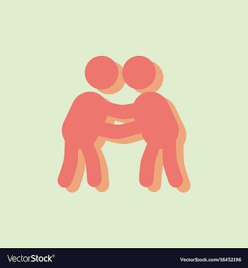 Martial arts judo karate fight athletes sportsman vector image