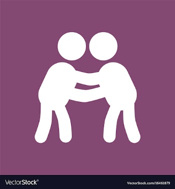 Martial arts judo karate fight athletes sportsman vector image