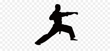 Martial arts Karate Silhouette Clip art - Taekwondo silhouette figures 