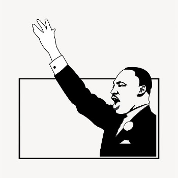 Martin Luther King drawing, famous | Free Vector - rawpixel