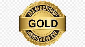 Martini Blu Gold Period English Service - Gold PNG image 