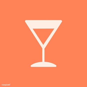 Martini cocktail glass icon illustration | Free stock vector - 445026