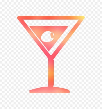 Martini Cocktail glass Product design Line Font -  