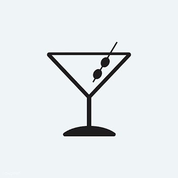 Martini cocktails glass icon illustration | Free stock vector - 445047