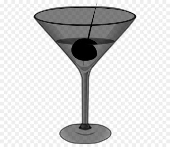 Martini Wine glass Cocktail garnish Champagne glass -  