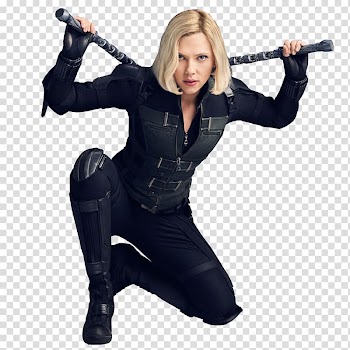 Marvel Black Widow, Scarlett Johansson Black Widow Captain America Avengers: Infinity War Costume, Black Widow transparent background PNG clipart