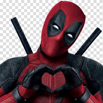 Marvel Deadpool, Deadpool Heart Sign transparent background PNG clipart