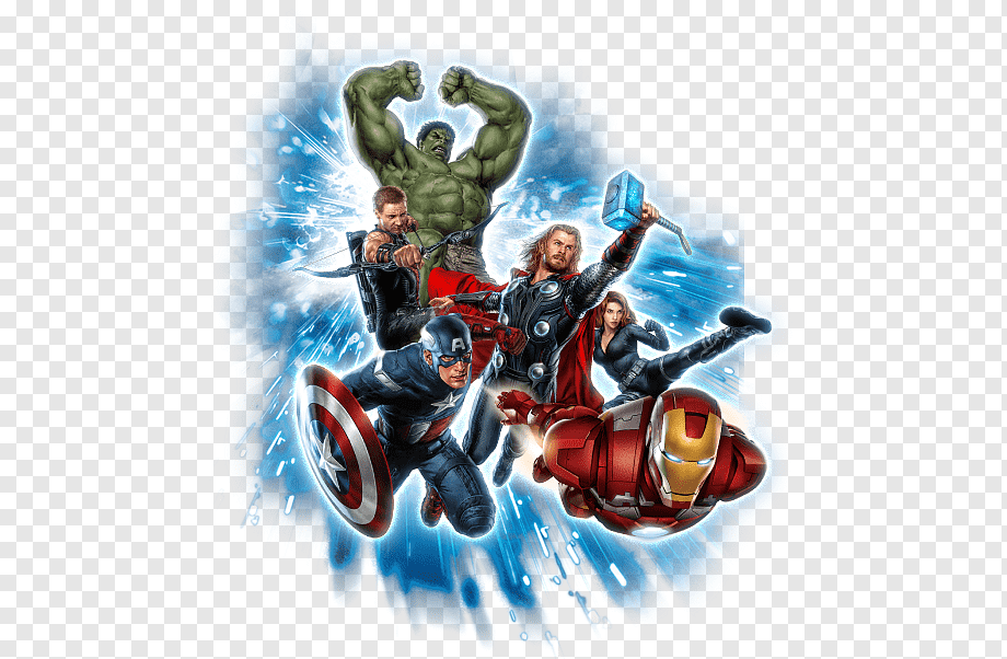 Marvel Heroes, Black Widow Captain America Thor Hulk Superhero, AVANGERS, game, avengers, computer Wallpaper png