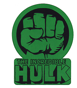 Marvel The Incredible Hulk Logo X-Large Logo Embroidered Iron On ...