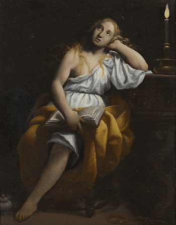 Mary Magdalen with long wavy | Free Photo - rawpixel
