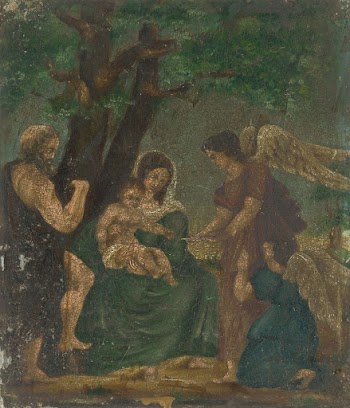 Mary with child among angels | Free Photo - rawpixel