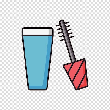 Mascara , Color eyelash brush transparent background PNG clipart