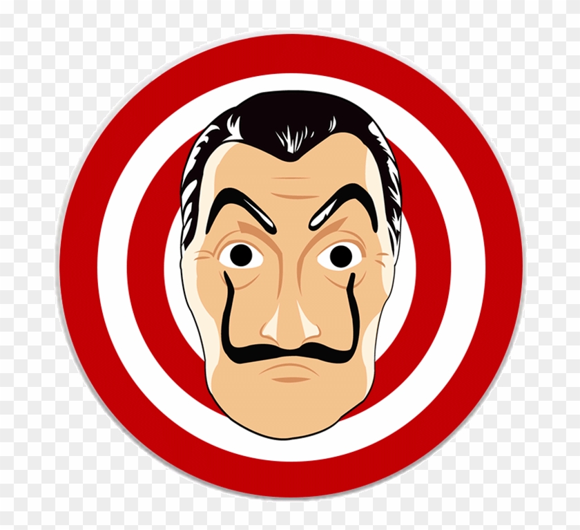 Mascara Do Dali - La Casa Papel Png
