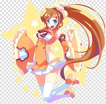 Mascot for Best of Anime Girls Entry transparent background PNG clipart