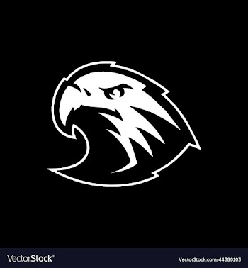 mascot head of an eagle