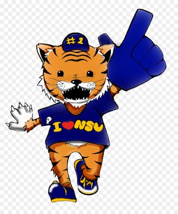 Mascot, Tiger, Naval State University, Cartoon PNG