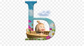 Masha and the Bear Alphabet Letter - bear 