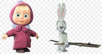 Masha and the Bear Hare Clip art - bear 