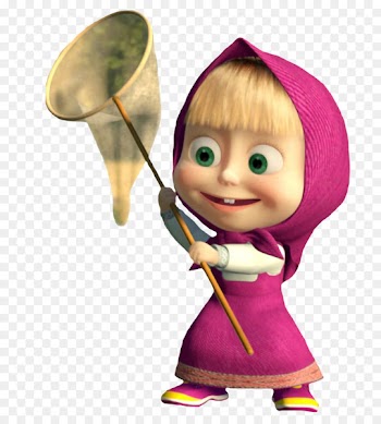 Masha and the Bear Sticker Torte - masha and the bear 