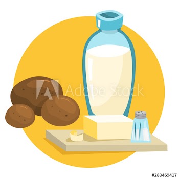 Mashed potato ingredients