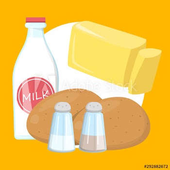 Mashed potato ingredients