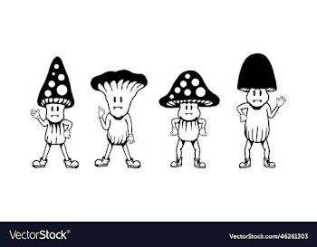 mashroom character cartoon