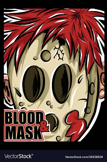 mask and blood