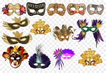 Mask Carnival Masquerade ball - Halloween mask 
