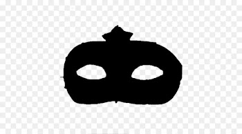 Mask Clip art Snout Black M -  