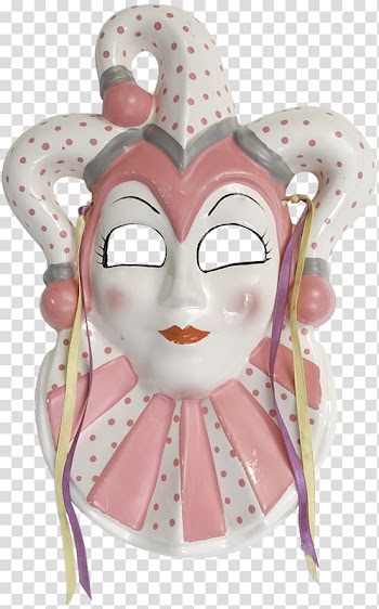 Mask Clown , White clown mask transparent background PNG clipart
