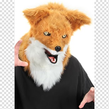 Mask Halloween costume Fox Clothing, wigs transparent background PNG clipart