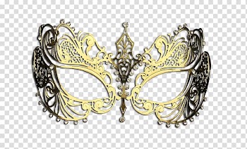 Mask Masquerade ball Computer Software Jewellery Gold, Carnival mask transparent background PNG clipart