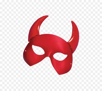 Mask Masquerade ball Devil Demon Sign of the horns - mask 