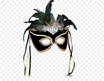 Mask Masquerade ball Feather Costume Mardi Gras - mask 
