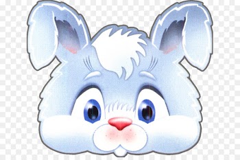 Mask Rabbit Costume Halloween Carnival - watercolor rabbit 
