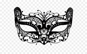 Mask Venice Carnival Costume Masquerade ball - clean face 
