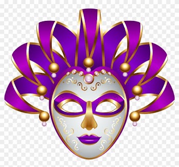 Masks Clipart Clip Art Transparent - Carnival Mask Transparent Background