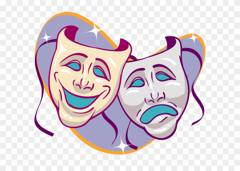 Masks - Theater Masks Clip Art