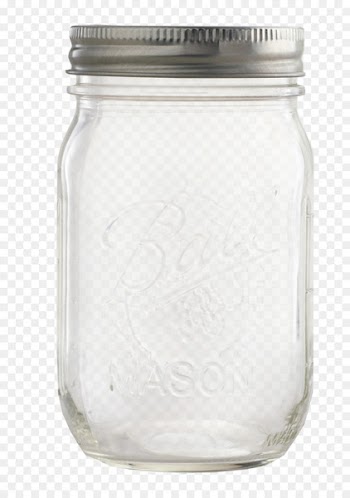 Mason jar Glass bottle Frasco Glass bottle - Pretty transparent glass 