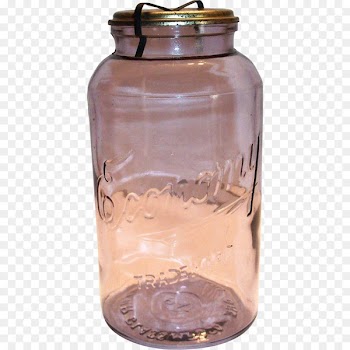 Mason jar Lid Water Bottles Glass - jar 