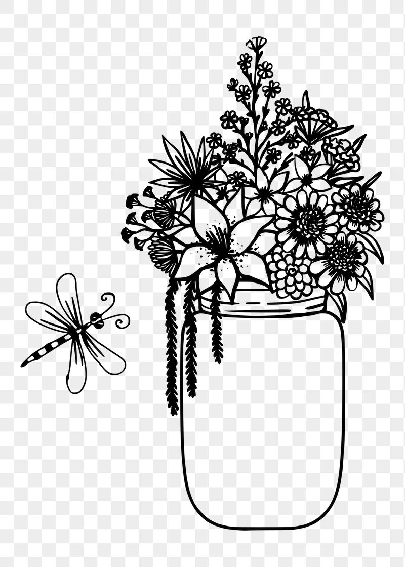 Mason jar png sticker illustration, | Free PNG - rawpixel
